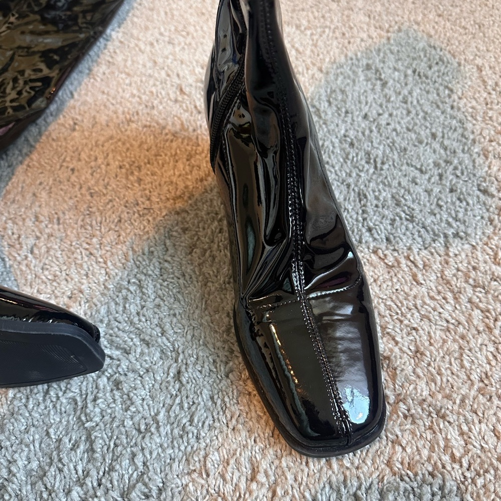 Journee Collection Patent Over the Knee Boot (Extra Wide Calf) - Picture 2 of 7